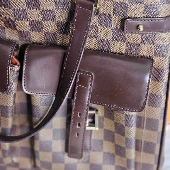 #00090-0042 LOUIS VUITTON DAMIER EBENE UZES TOTE BAG - Picture 7 of 11